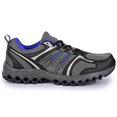 Action Shoes Men's Grey-Royal Running Shoes - 10 UK/India (44.5 EU)(N-63-GREY-ROYAL)