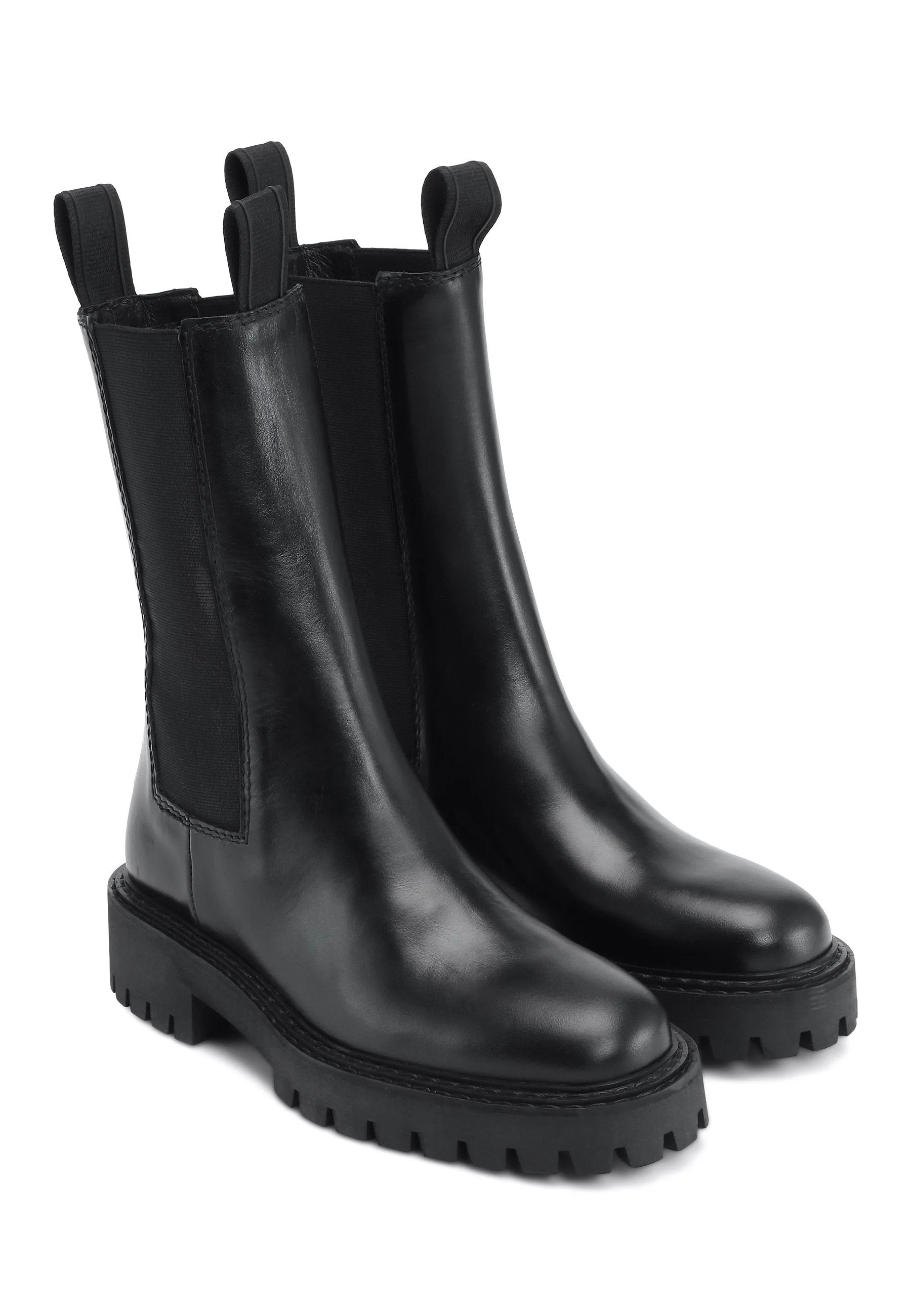 Angie Chelsea Black Boots