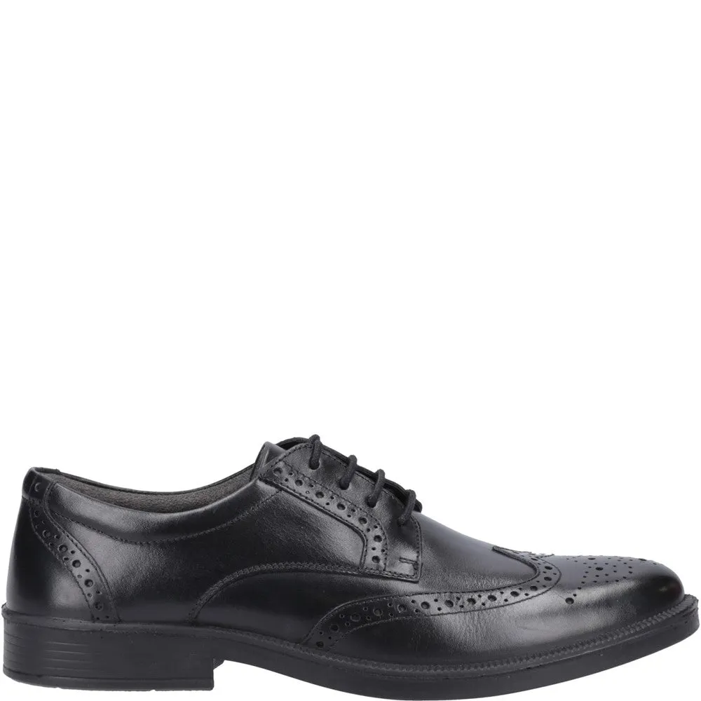 Black Nolan Brogue Shoes