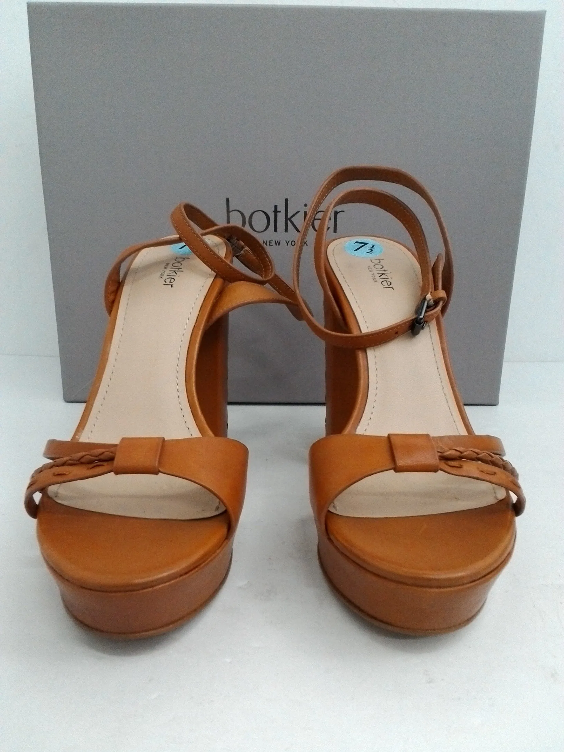 Botkier Women's Petra Whisky Platform Heeled Sandal Size 7.5