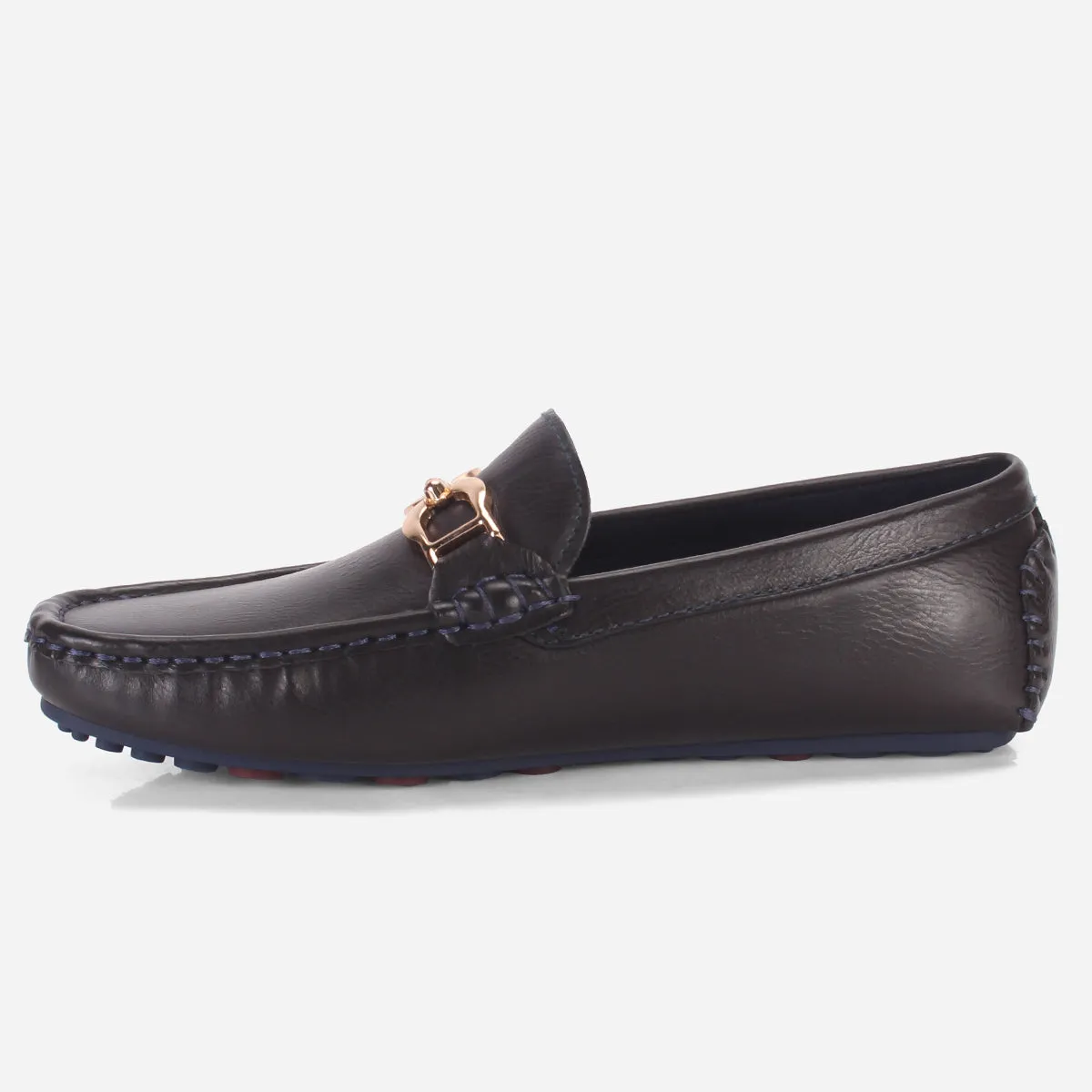 Boys "RIVERS" Slip On Moccasin Shoes