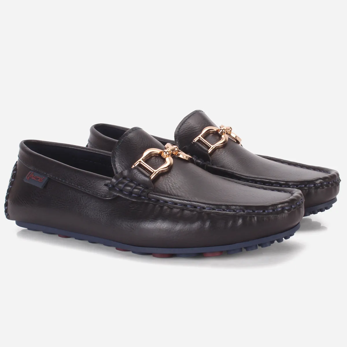 Boys "RIVERS" Slip On Moccasin Shoes