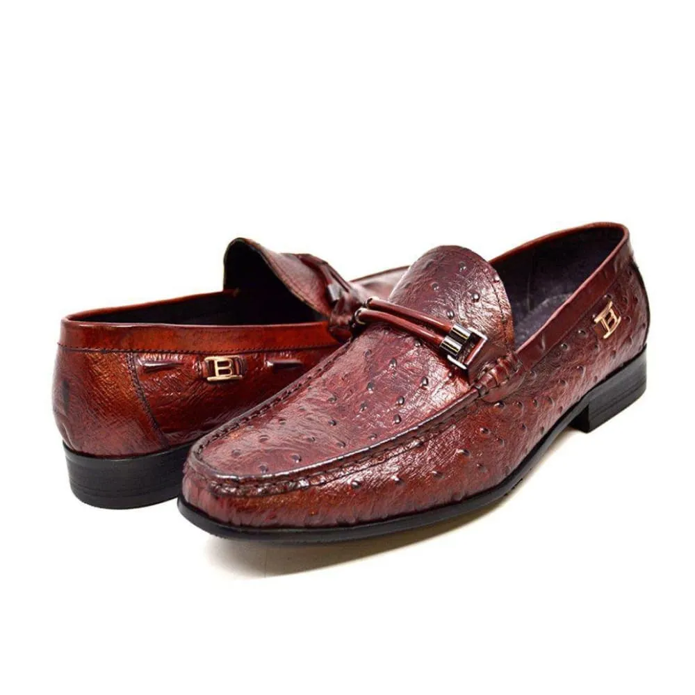 British Walkers Capitan Men's Leather Slip On Loafers