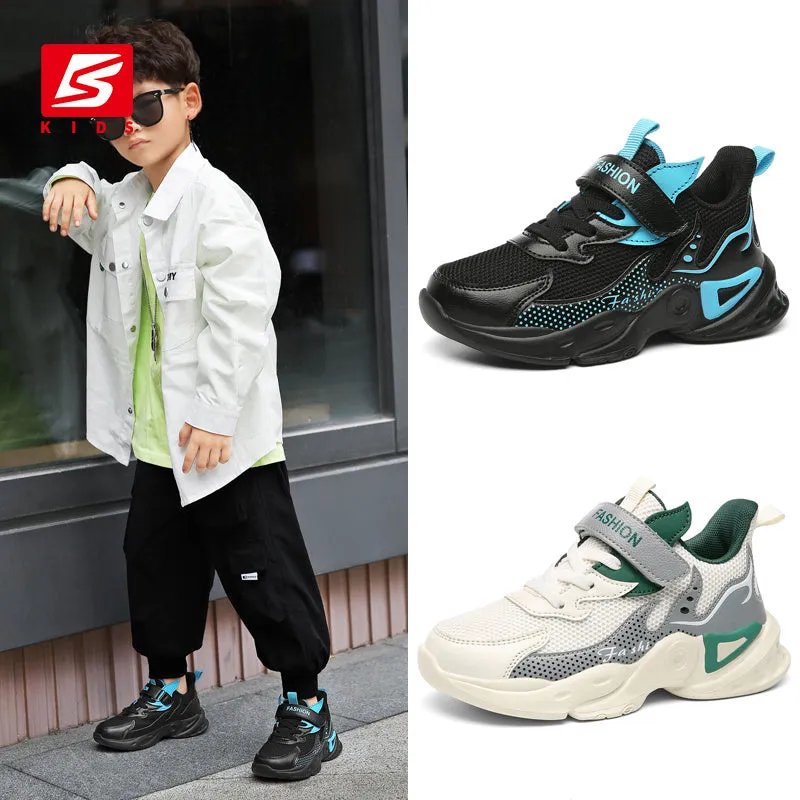 Children Sneakers Boys Sports Shoes 2022 Breathable Lightweight Casual Outdoor School Kids Shoe