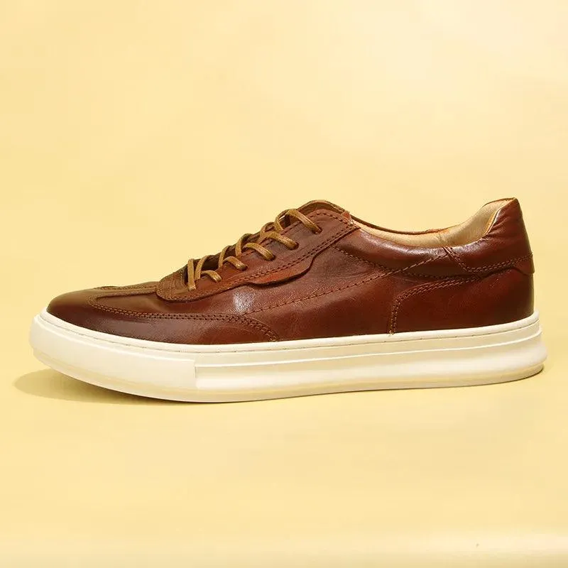 Classical TR2441 Men's Casual Shoes: Leather Sneakers