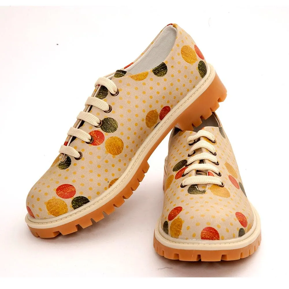 Colored Dots Oxford Shoes TMK6503