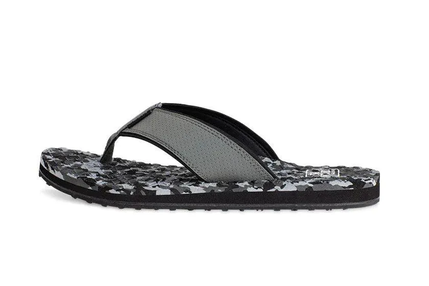 Dakine Kiawe Mens Flip Flops Grey Camo