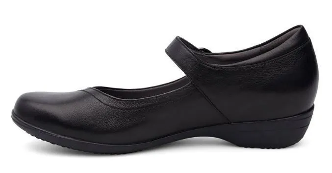 Dansko Women's Fawna Mary Jane Shoe - Black Nappa 5501020200