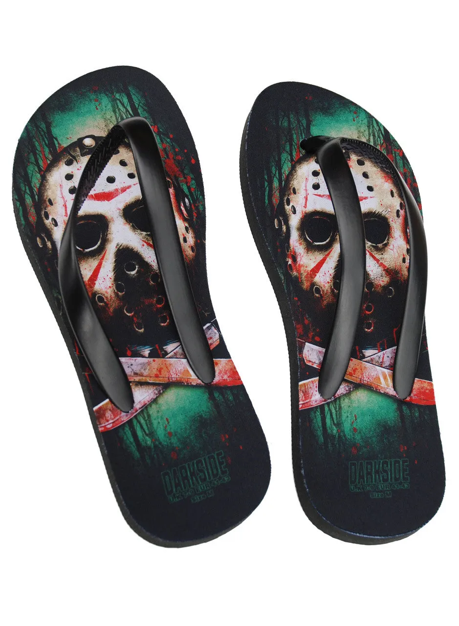 Darkside - Jason - Flip Flops Horror Merchandise