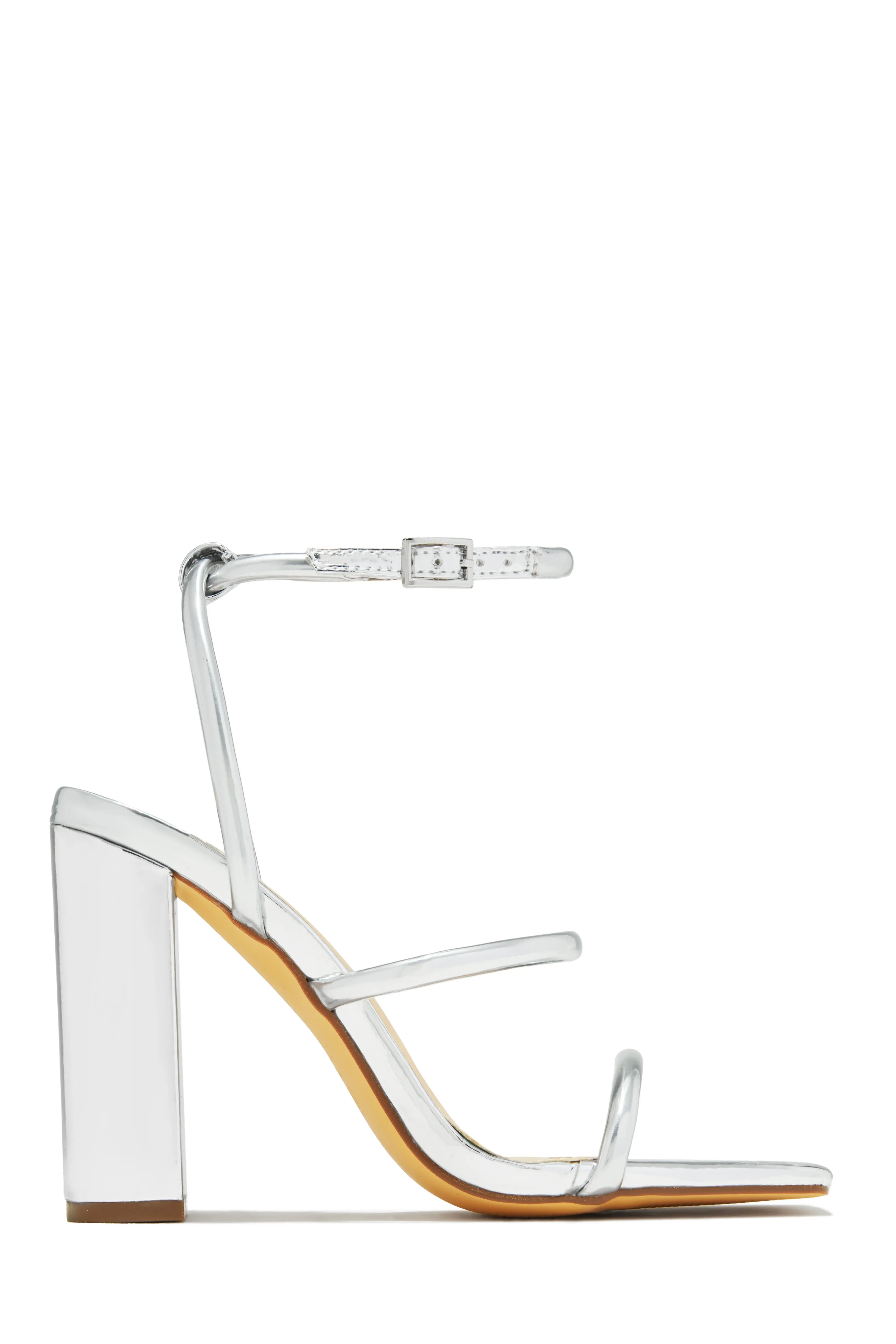 Emalia Block Heels - Gold