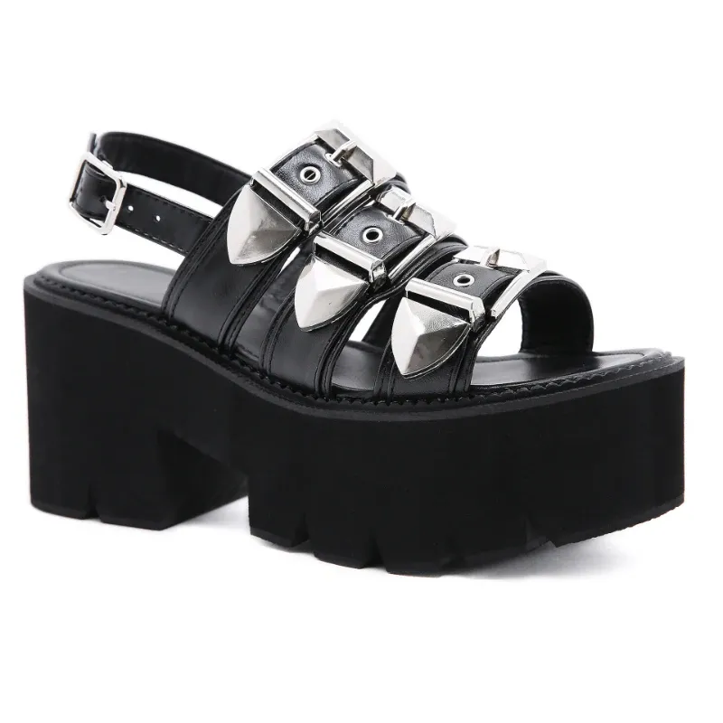 Funki Buys | Shoes | Women's Chunky Gladiator Sandals