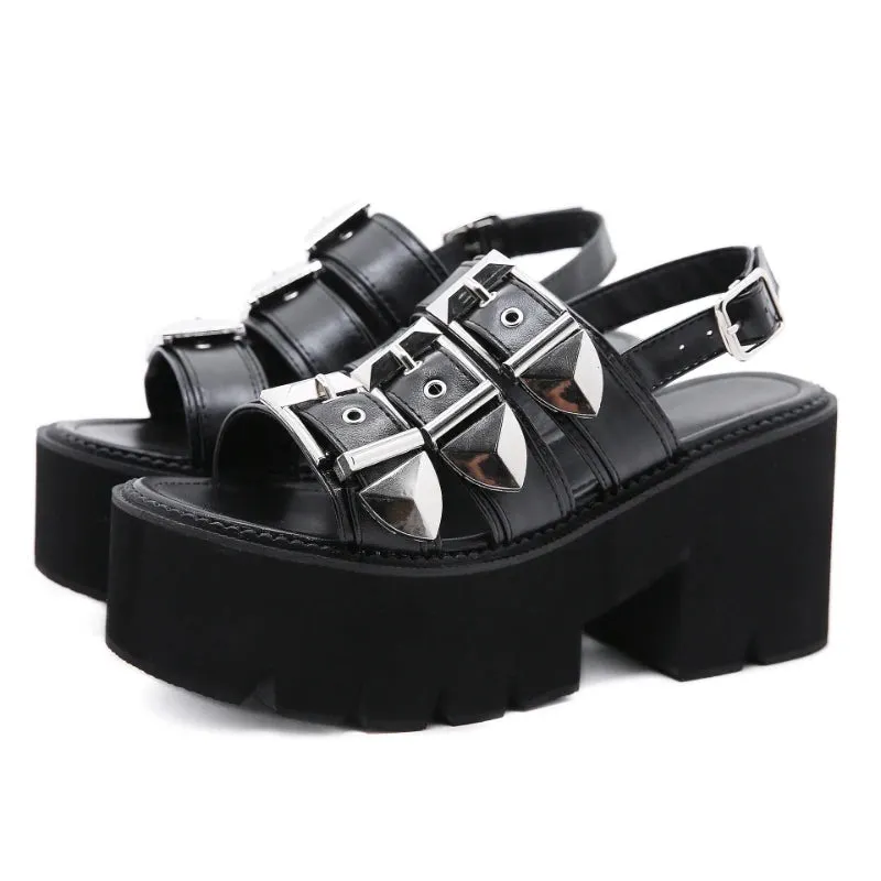 Funki Buys | Shoes | Women's Chunky Gladiator Sandals