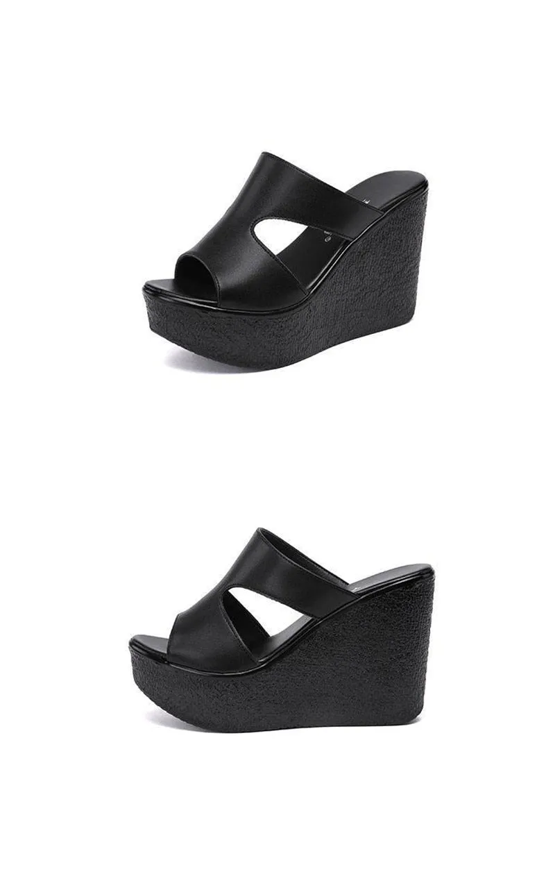 Funki Buys | Shoes | Women's High Heel Gothic Wedge Sandals