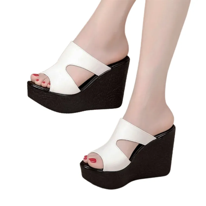 Funki Buys | Shoes | Women's High Heel Gothic Wedge Sandals