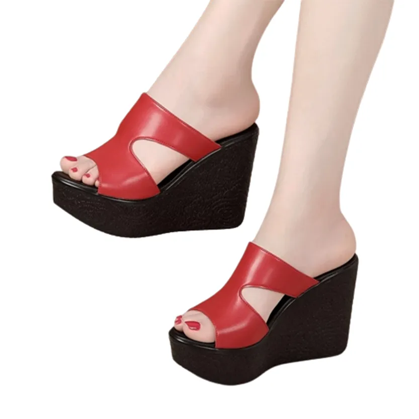 Funki Buys | Shoes | Women's High Heel Gothic Wedge Sandals