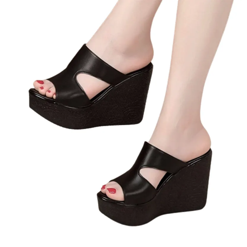 Funki Buys | Shoes | Women's High Heel Gothic Wedge Sandals