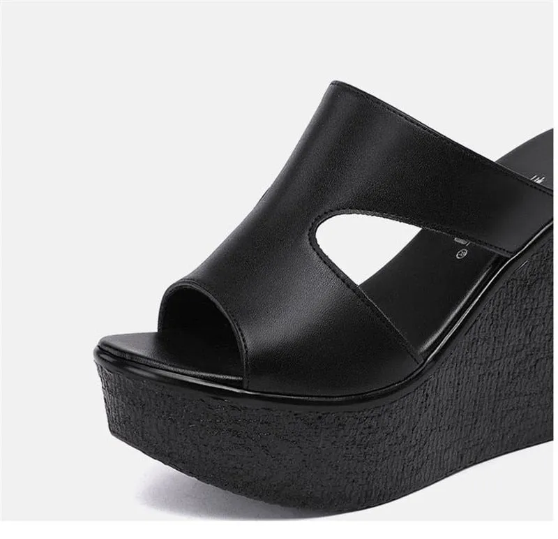 Funki Buys | Shoes | Women's High Heel Gothic Wedge Sandals