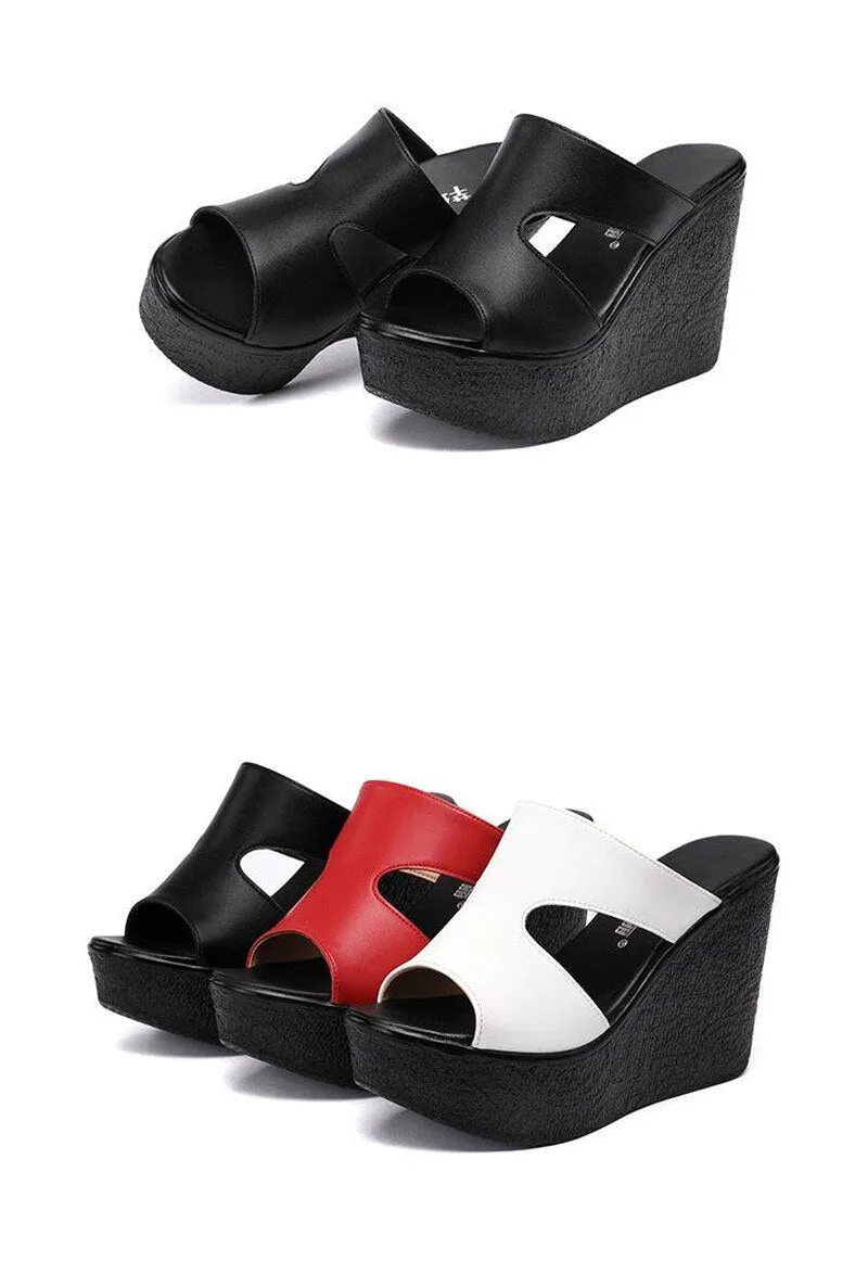 Funki Buys | Shoes | Women's High Heel Gothic Wedge Sandals