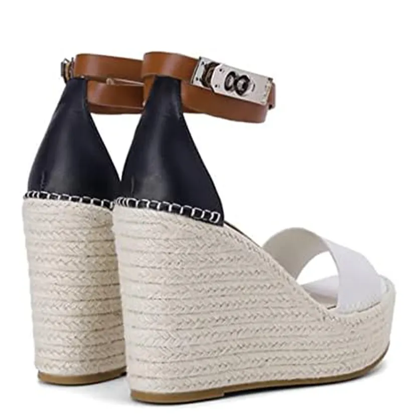 Funki Buys | Shoes | Women's Lock Strap High Wedge Sandals