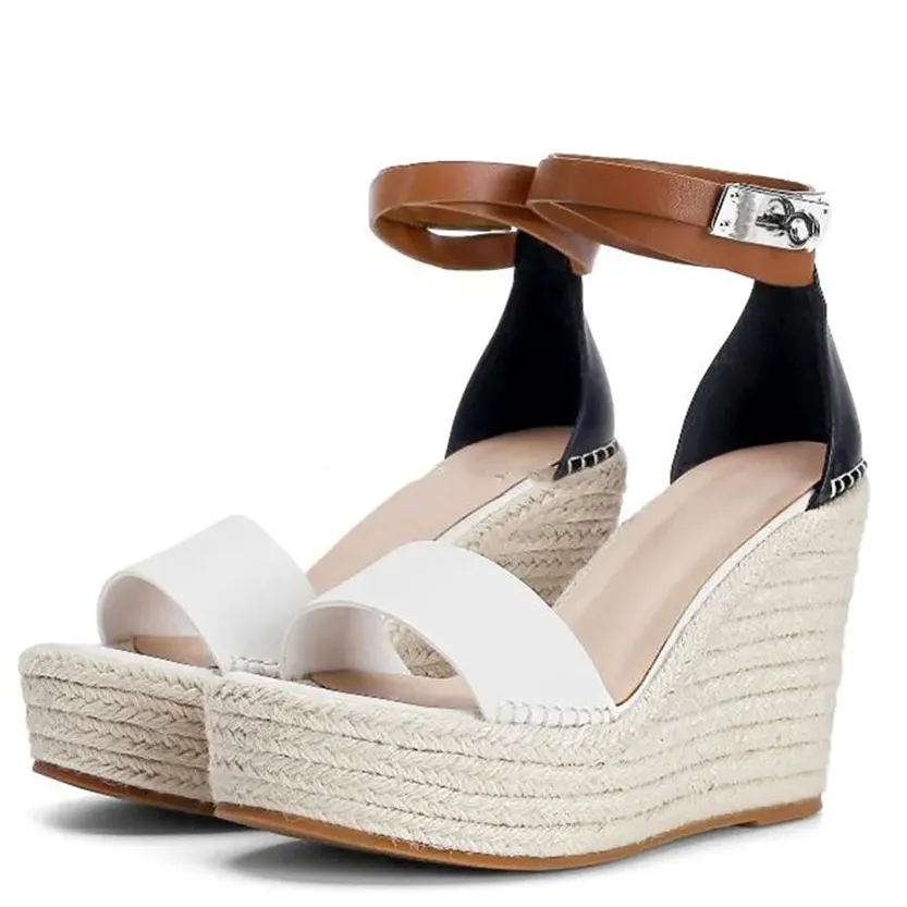 Funki Buys | Shoes | Women's Lock Strap High Wedge Sandals