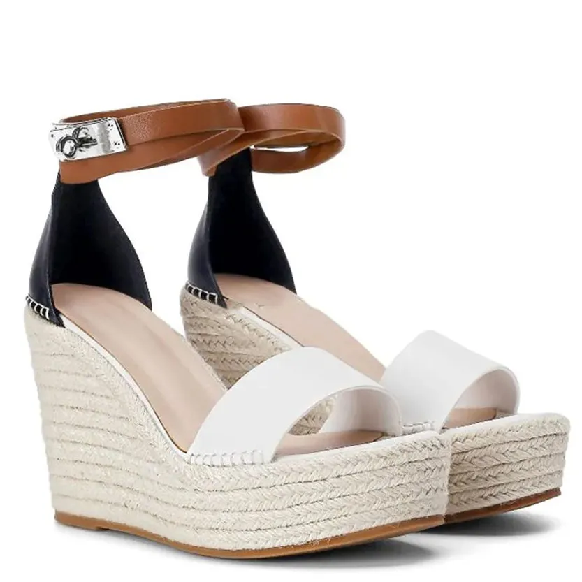 Funki Buys | Shoes | Women's Lock Strap High Wedge Sandals