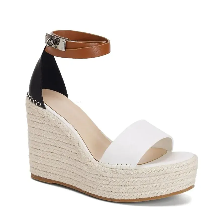 Funki Buys | Shoes | Women's Lock Strap High Wedge Sandals