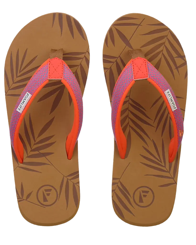 Harts Flip Flops in Latte Brown