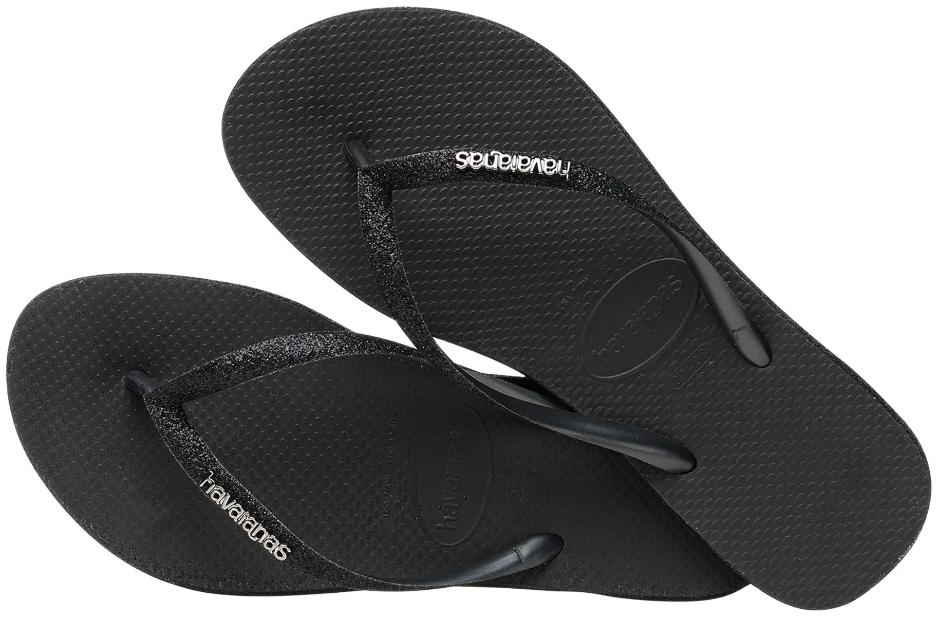 Havaianas Slim Glitter Me In Black For Women