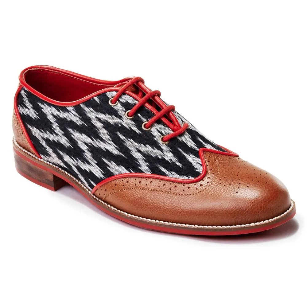 Ikat Brogues Men – Cedar