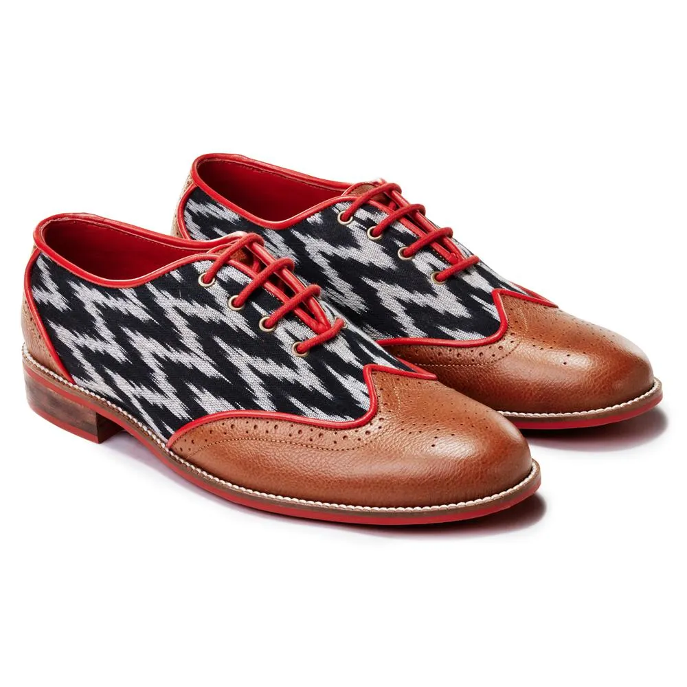 Ikat Brogues Men – Cedar