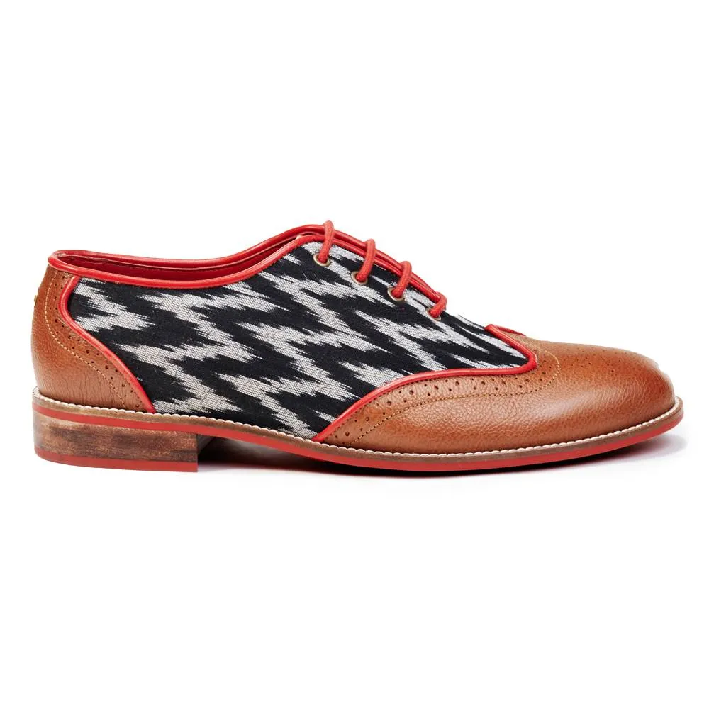 Ikat Brogues Men – Cedar