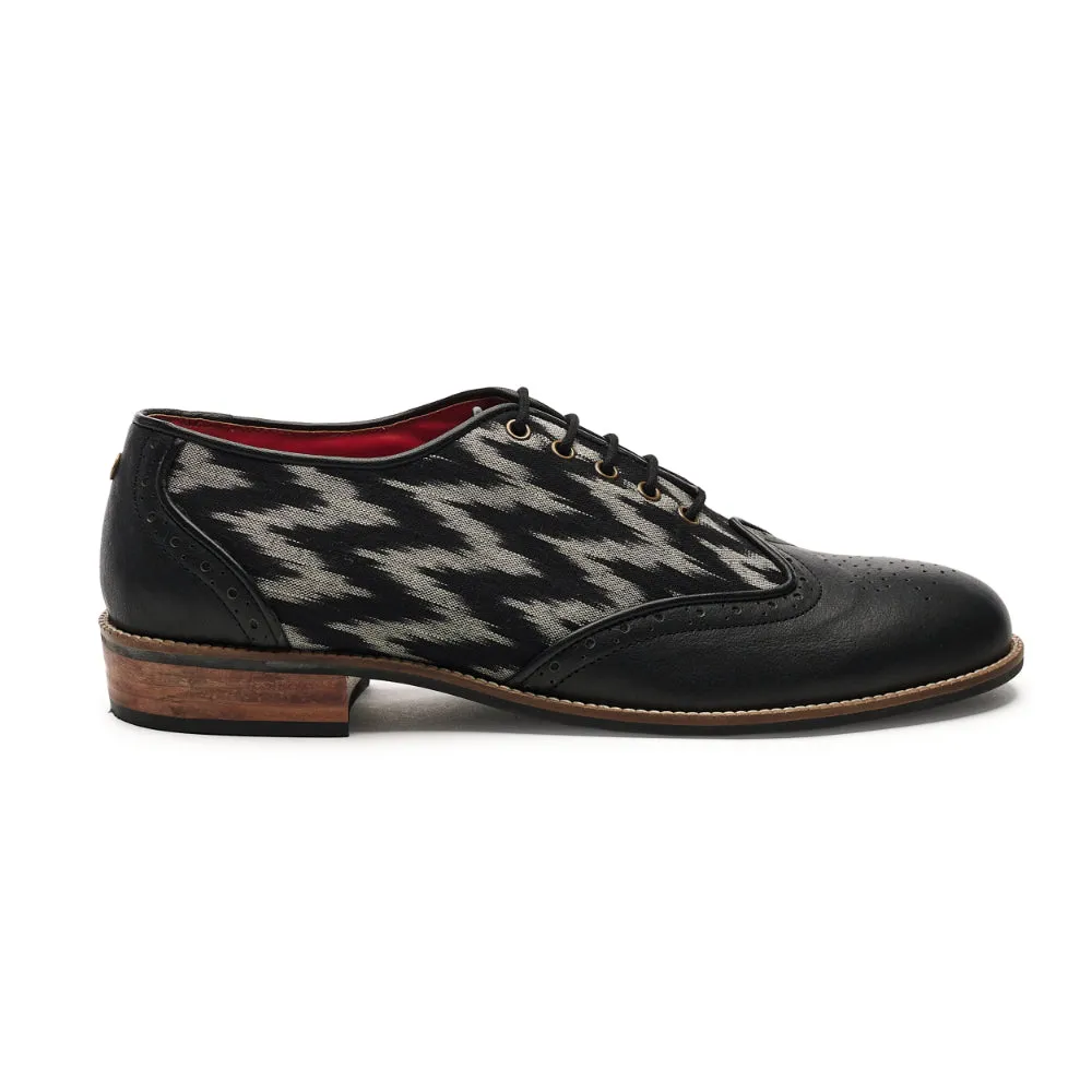 Ikat Brogues Men – Coal