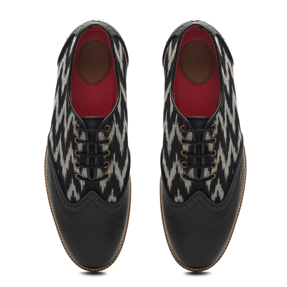 Ikat Brogues Men – Coal