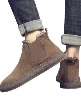 il Minimo - Men's Minimalist Slip On Chelsea Boots