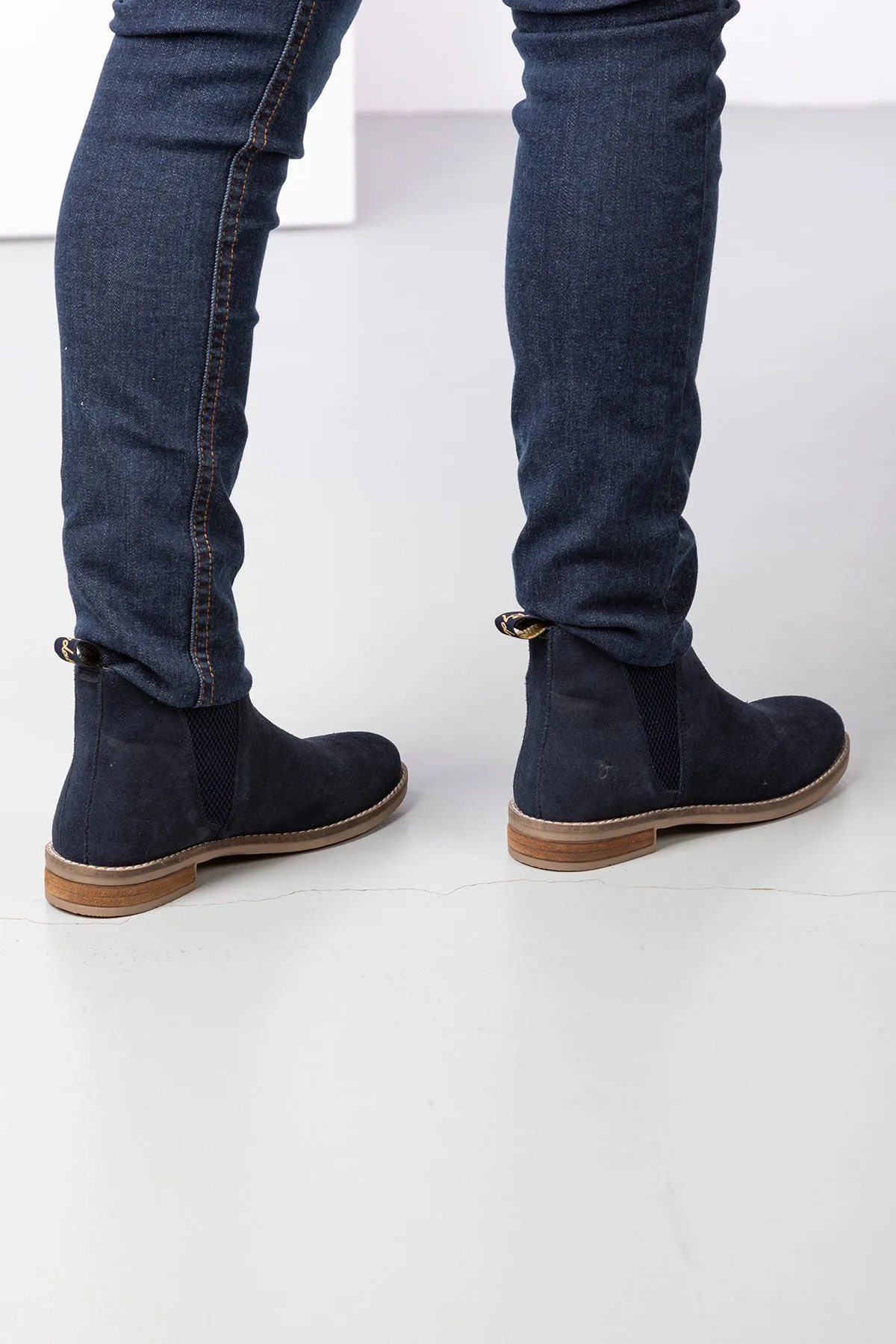 Ladies Suede Chelsea Boots - Kirby III