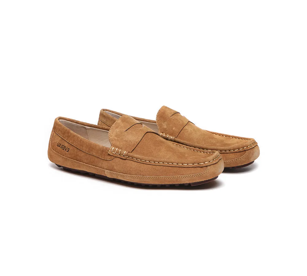 Men Leather Moccasins Casual Loafers Beau