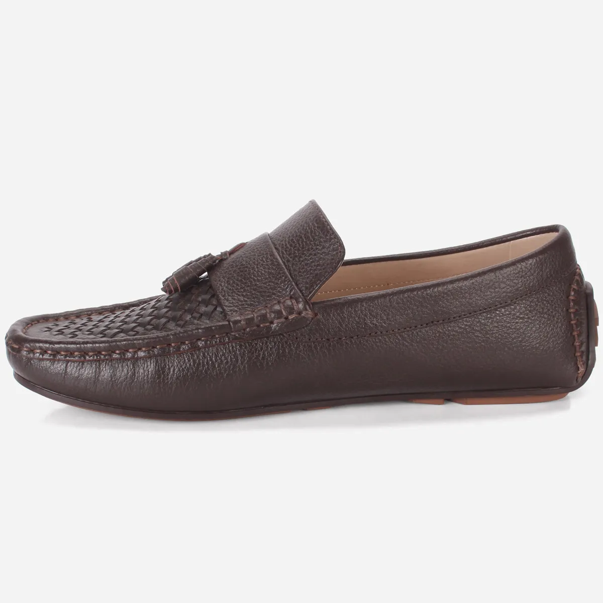 Men's "TAYLYER" Leather Slip On Moccasins Shoes