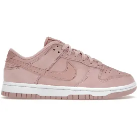 Nike Women's Dunk Low Premium Shoes - Pink Oxford