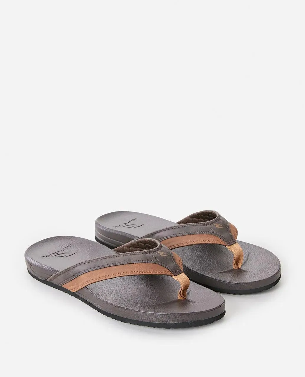 Rip Curl Soft Top Mens Flip Flops Brown Tan