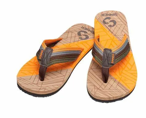 Sinner MANADO Men's Flip Flops - Orange/ Light Brown