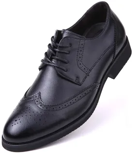 Speckled Wingtip Oxford Dress Shoes