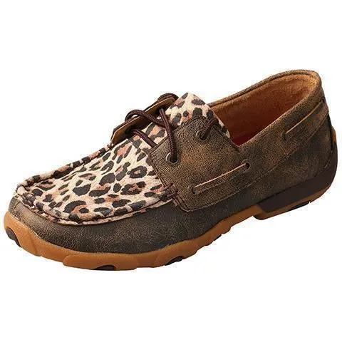 Twisted X Women's Leopard Driving Mocs