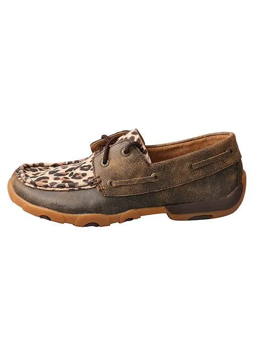 Twisted X Women's Leopard Driving Mocs