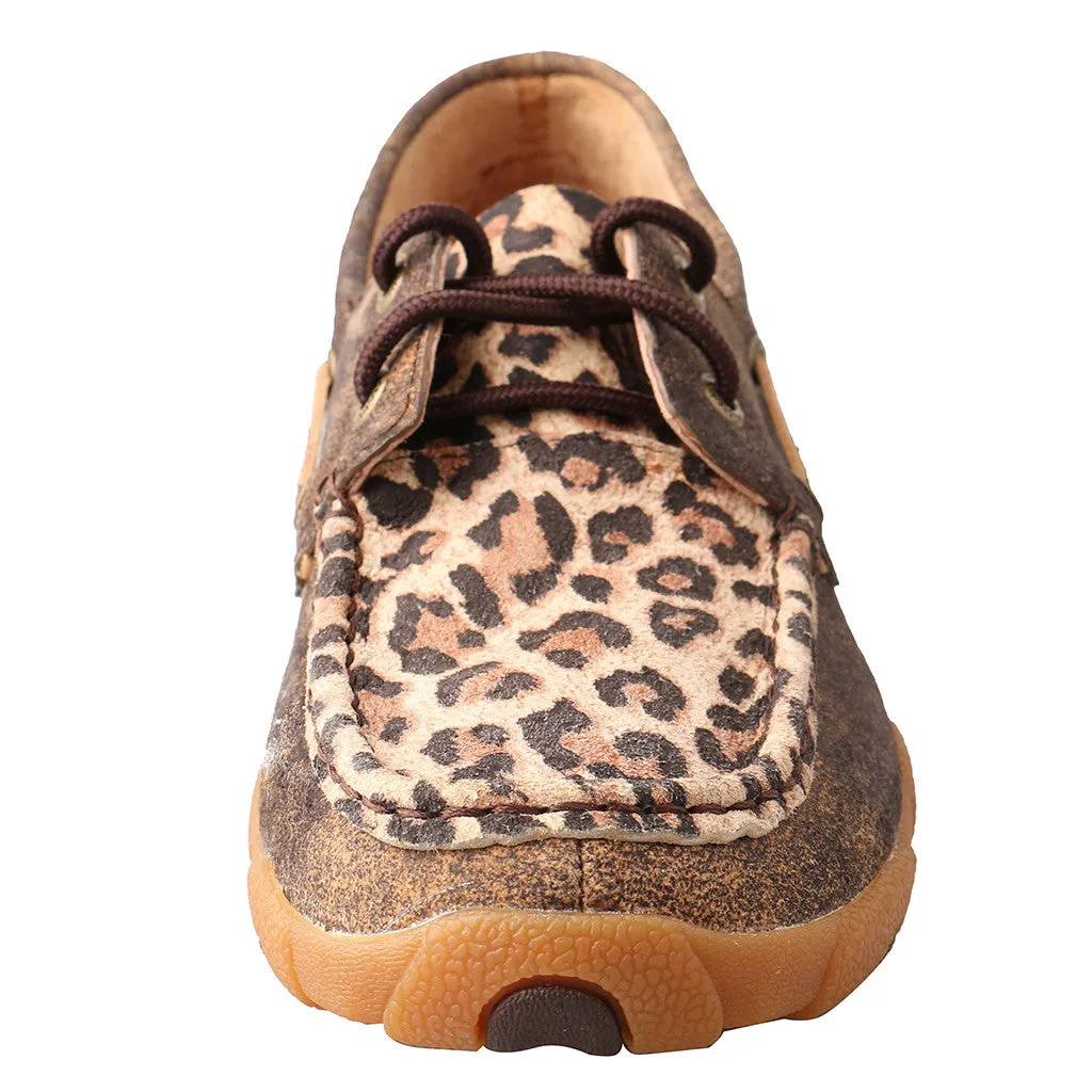 Twisted X Women's Leopard Driving Mocs