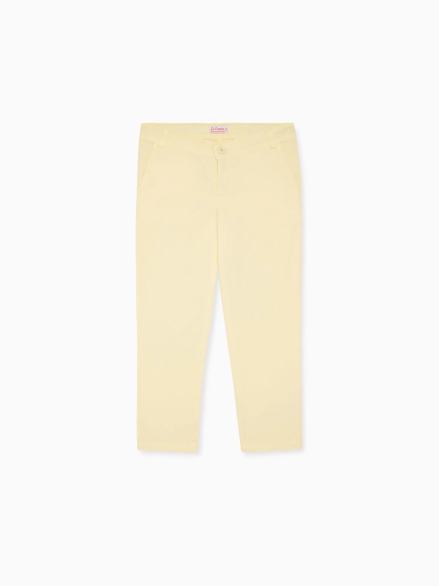 Vanilla Elio Boy Cotton Chinos