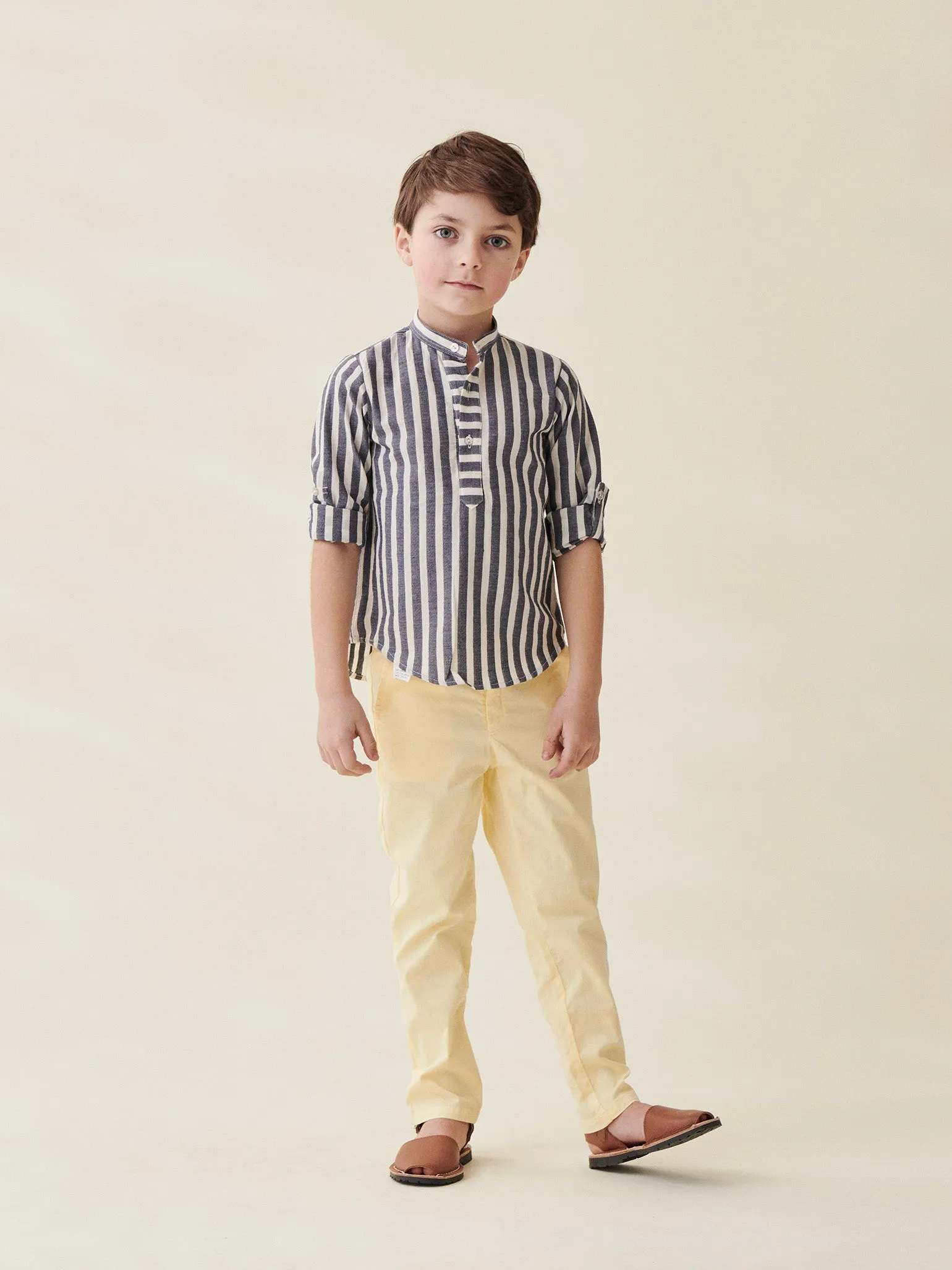 Vanilla Elio Boy Cotton Chinos