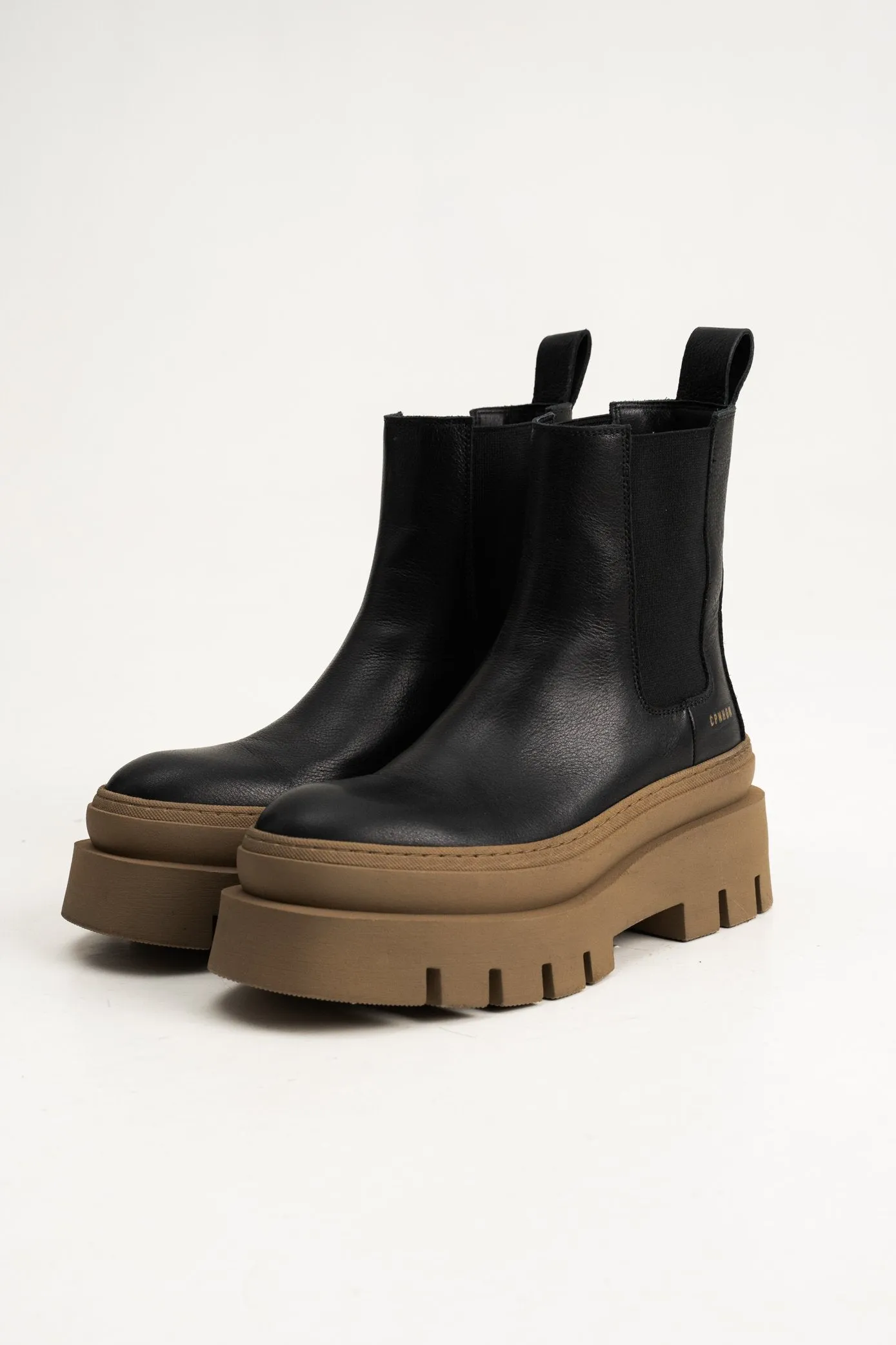 Vitello Black Stone Chelsea Boots