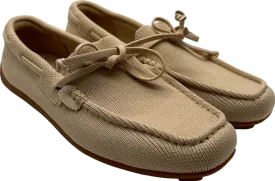 Vivaia Beige Knit Loafers UK 3