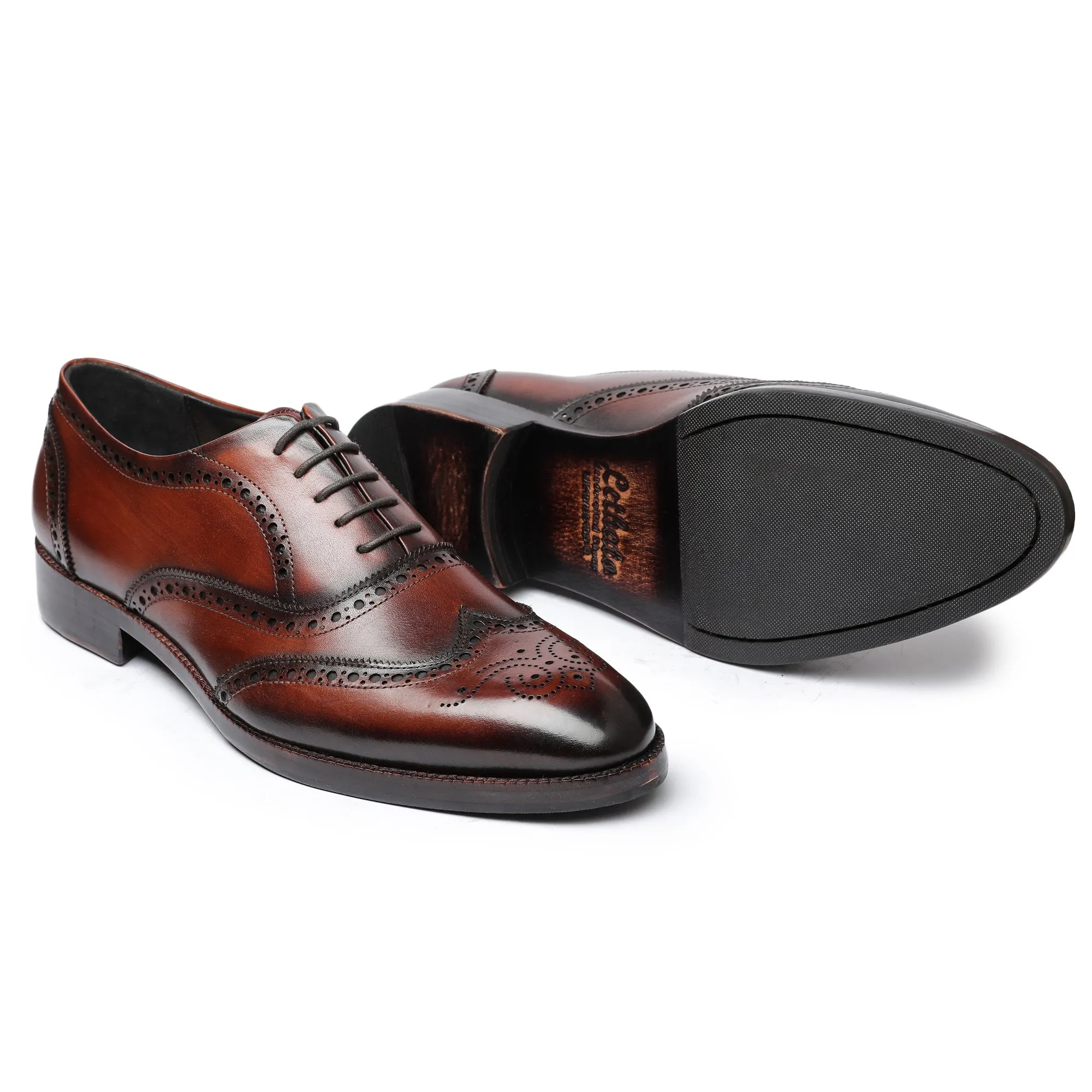 Wingtip Brogue Oxford- Dark Brown