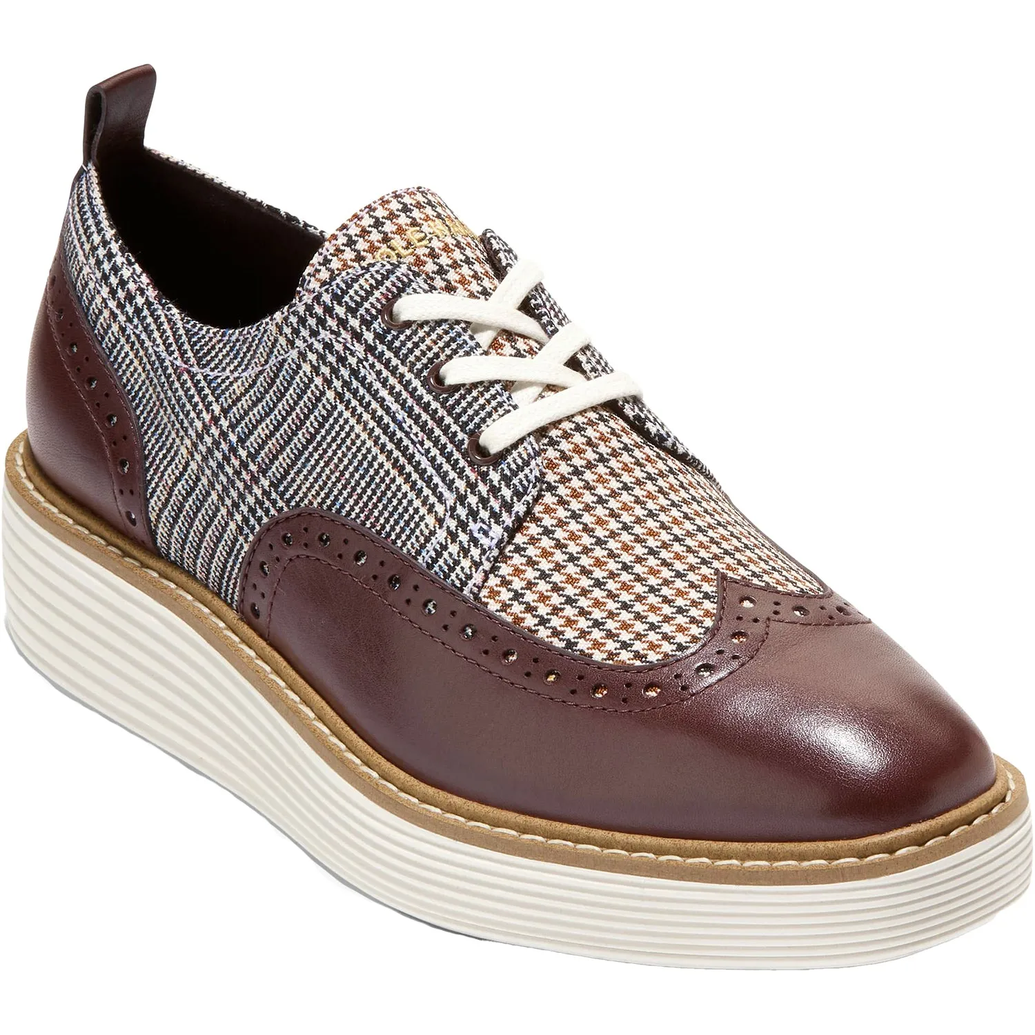 Women's Cole Haan OriginalGrand Platform Wingtip CH Madeira Leather